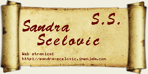 Sandra Šćelović vizit kartica